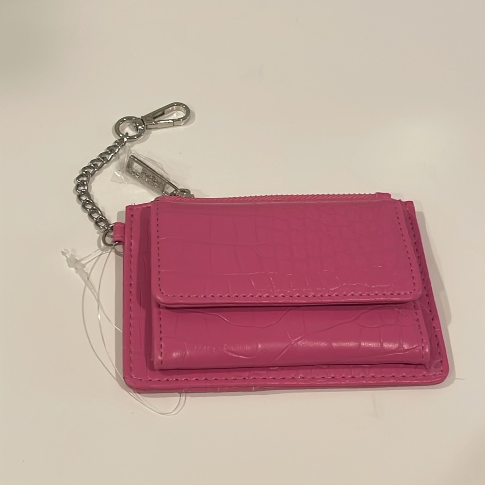 MADDEN GIRL CROCO/PU ZIP WALLET